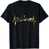 Las Vegas Skyline Heartbeat I Love Nevada USA Las Vegas T-Shirt