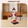Ethnic Japanese Geisha Doll Collectible Figurine Female Statue Kimono for Home Office
