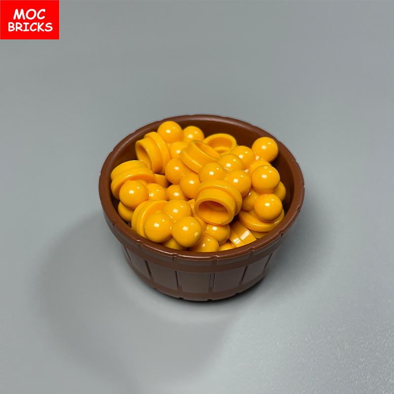 

MOC Кубики Овочі Їжа Фрукти Будівельні Блоки Міські Аксесуари Виноград Ананас Коробка Сільська Сцена Іграшка Друзі Дитячі Іграшки