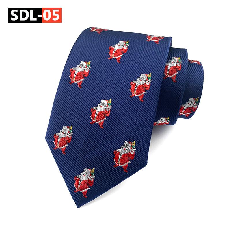 High Density Christmas Tie Wedding Groom Tie Festive Holiday Tie