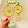 Qingpingguo Outdoor Travel USB Rechargeable Handheld Cartoon Fan, Three-Speed Desktop Fan.