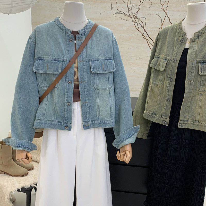 This Year Popular Hot-Selling Product Recommend ~ Fancy Short Denim Outwear Female Spring and Autumn Leisure Versatile Jacket Top