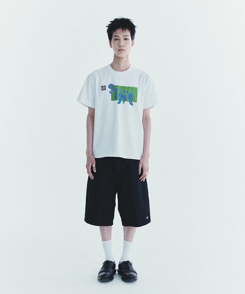 YUNE Visual Motif Tee_[White]