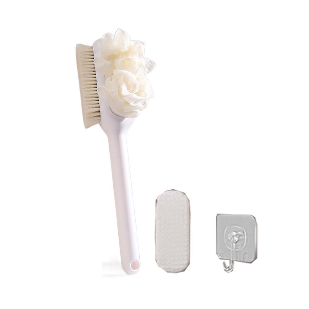 

Smooth Skin Care 3 in 1 Body Scrubbers Soft Mesh Bath Exfoliator Tool Bath Accessories белый