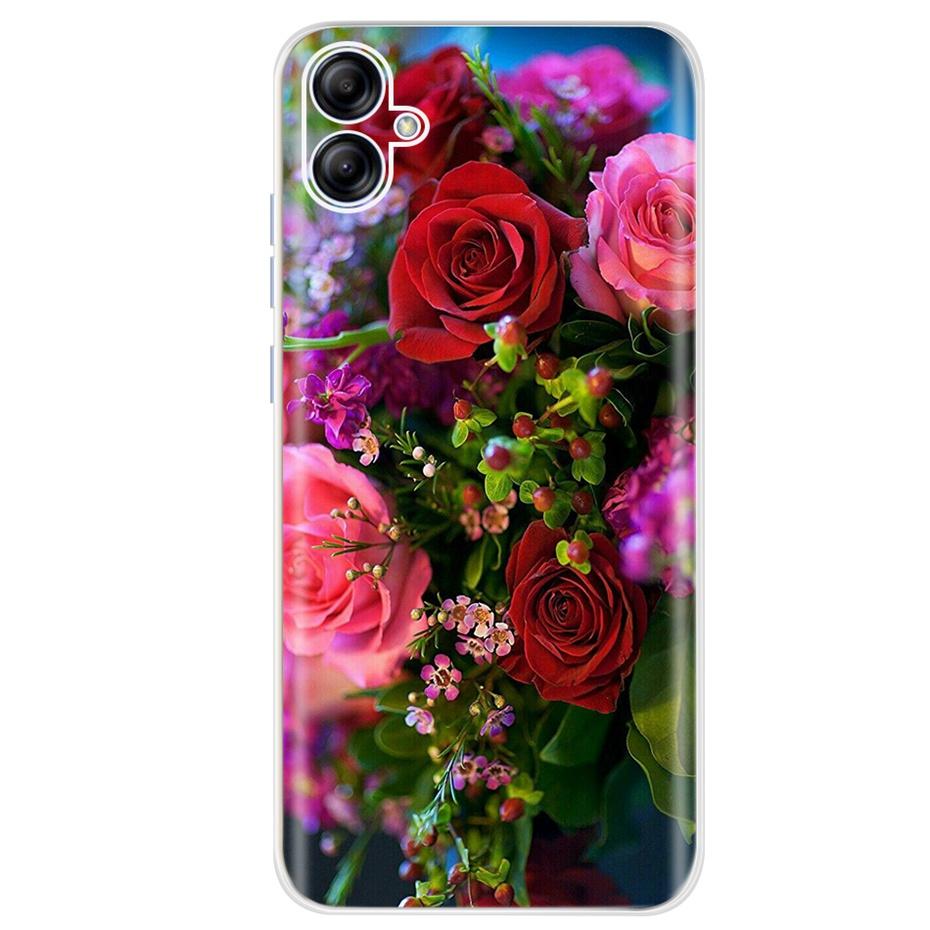 For Samsung Galaxy A04e A04 A04S 2022 Cute Printing Phone Case For SamsungA04 A 04 04e SM-A042F A045F Soft Silicone TPU Cases