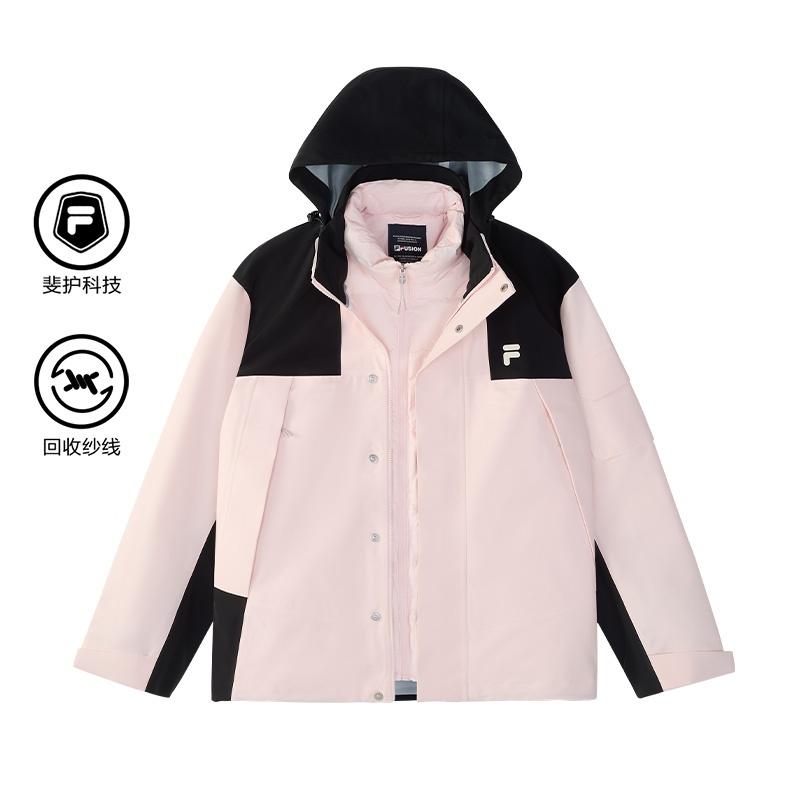 Fila FUSION FOB Down Jacket Unisex Happiness Pink T11U443908F-PK