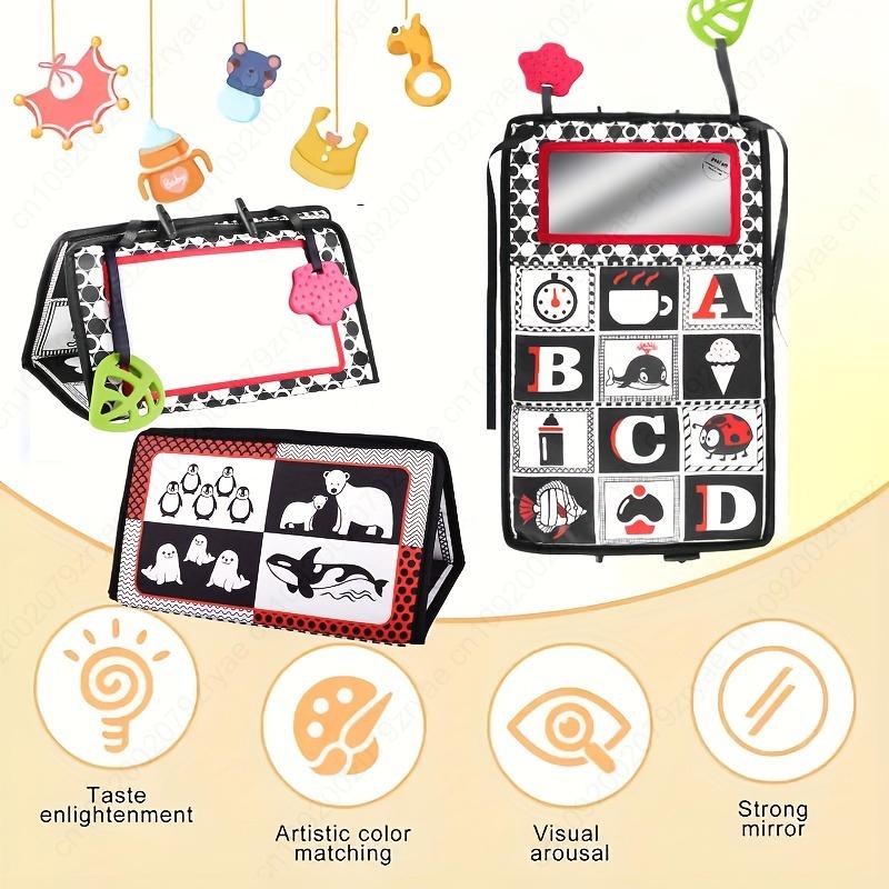 Non-Toxic Interactive Foldable Mirror Toy For Youngsters Promotes Brain Development & Sensory Skills - Perfect Gift For Holidays