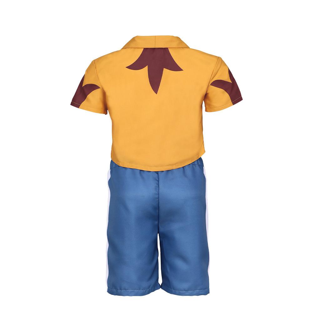 Comfortable And Stylish Interstellar Baby Cosplay Costume For Kids With Cartoon Prints In Stitch Design