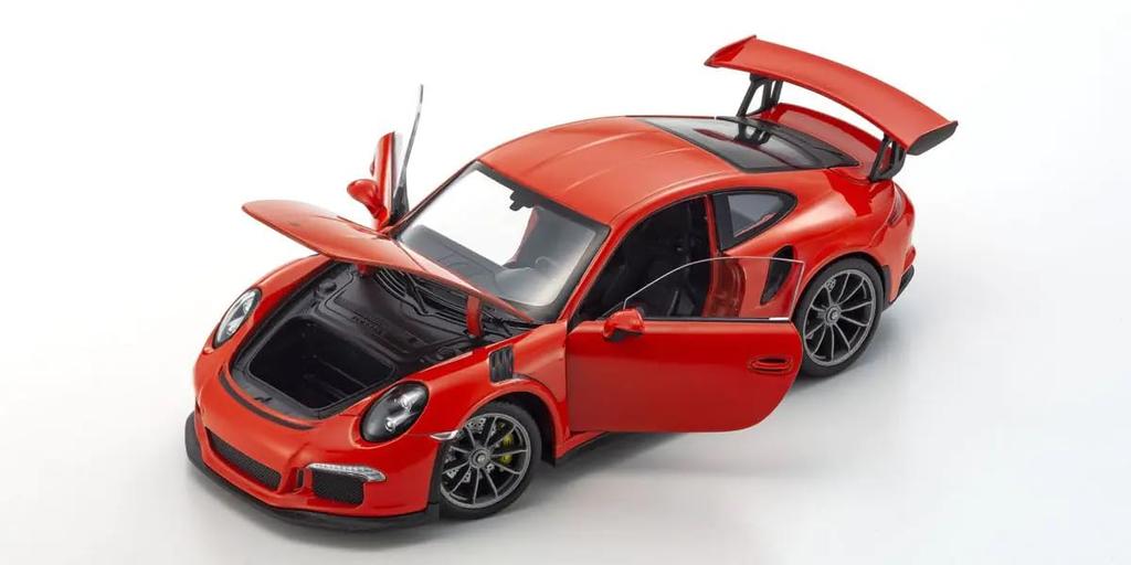 Kyosho WELLY Porsche 911 GT3 RS Orange Finished Model WE24080OR1 1/24