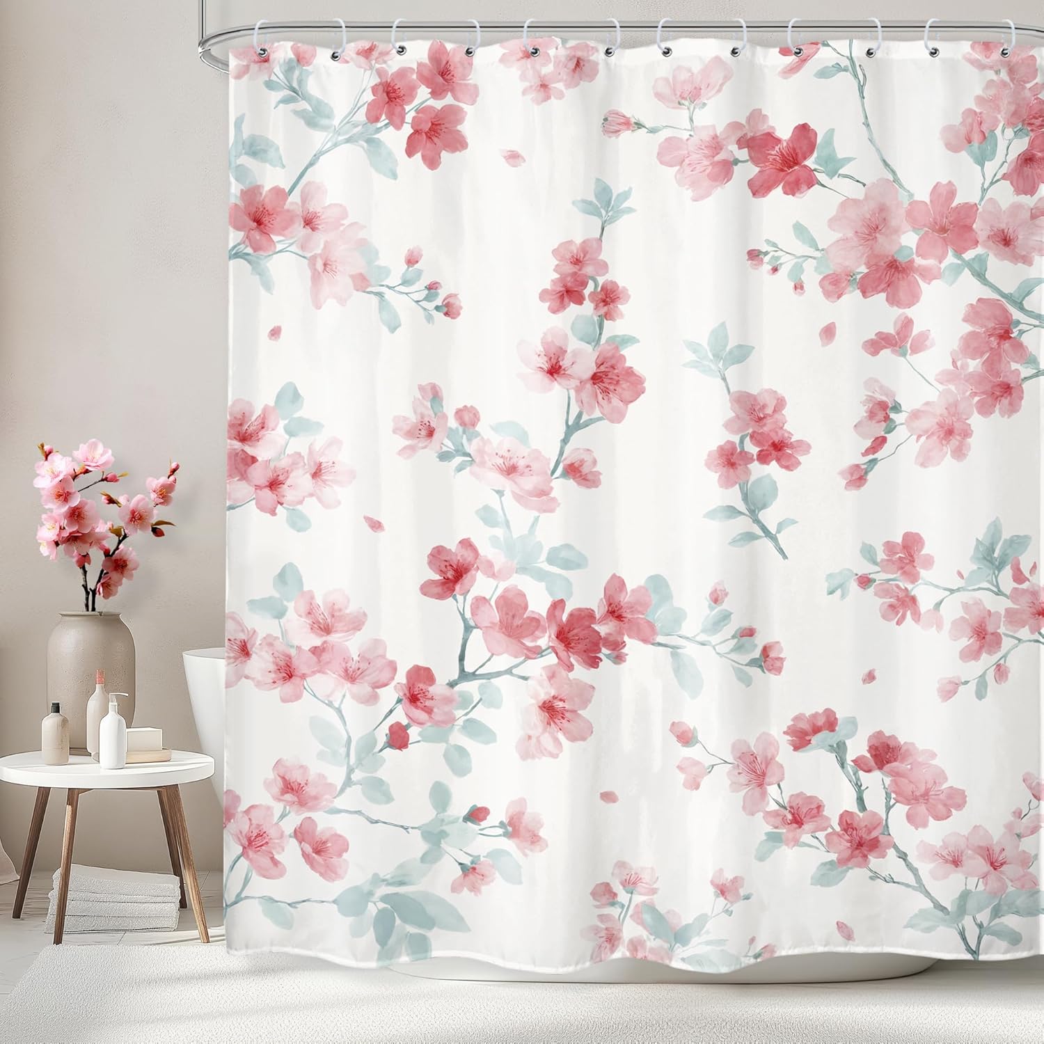 

Tree Shower Curtain Black White Grey Sky Nature Branch Silhouette Landscape Men Cool Unique Cloth Fabric Waterproof Polyester 90x180CM