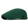 Cotton Adjustable Newsboy Caps Men Woman Casual Beret Flat Ivy Cap Soft Solid Color Driving Cabbie Hat Unisex Black Gray Hats