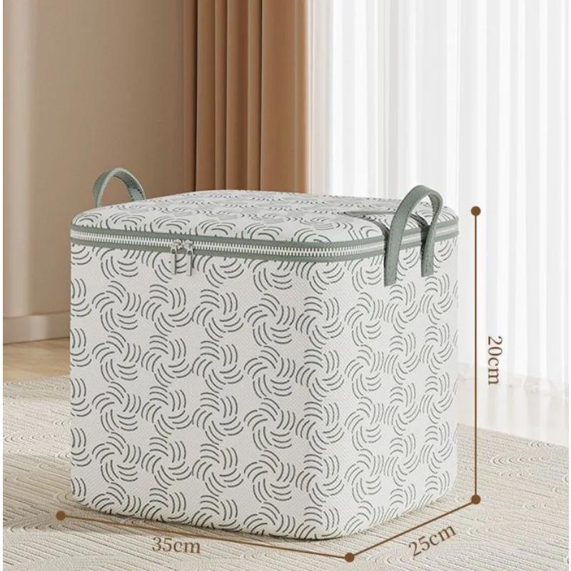 Large Capacity Waterproof Household Moving Bag Home Storage Clothes Cotton Quilt Bag Storage Box Multifunctional Storage Bag