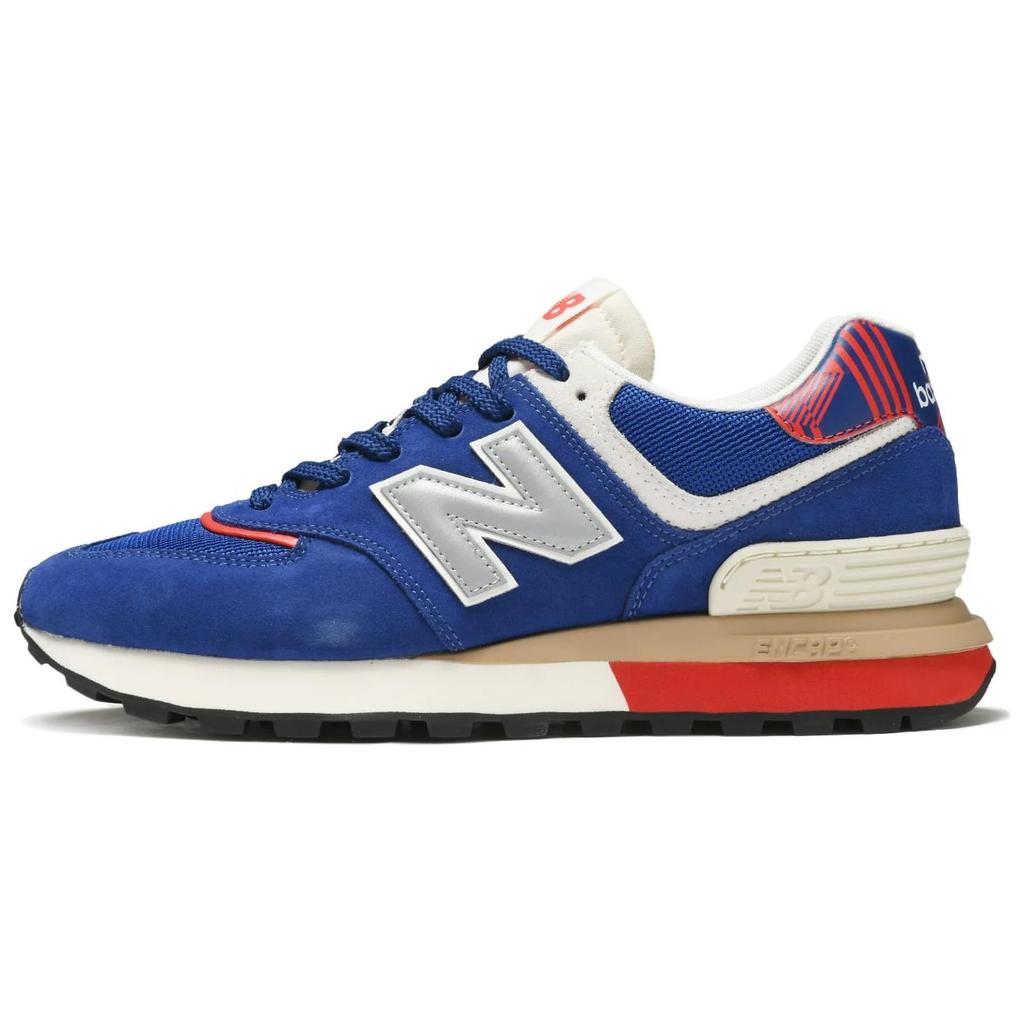 New Balance Nb 574 Comfortable Versatile Low Top Running Shoes Unisex Sneakers Blue White U574LGFT