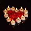 12pcs Mini LED Tea Lights Battery Operated Tealight Flameless Candle Wedding Lights for Christmas Birthday Party Decor