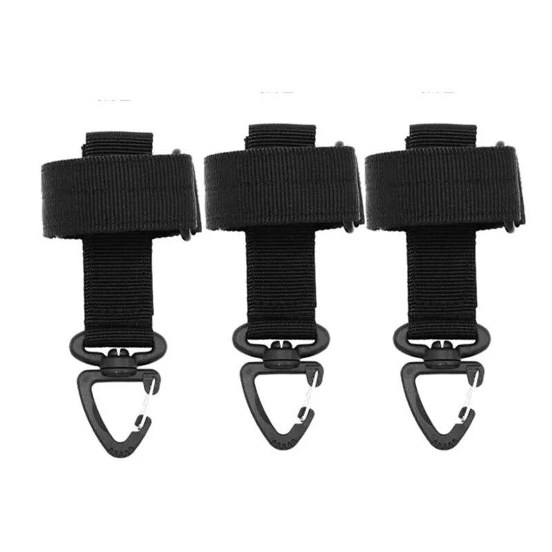 1/3pcs Multi-purpose Nylon Gloves Hook Work Safety Clip Outdoor Tactical Climbing Rope Camping Hanging Buck Outdoor Camping