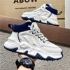 Vulcanized Shoes for Men Spring and Autumn Casual Sports Shoes Thick Soled Height Increasing Casual Board Shoes Mens Sneakers