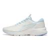 Li Ning YunQue Fabric Slip Resistant, Abrasion Resistant, Breathable Low top Running Shoes Women's White Blue ARST034-3