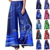 Women's Fashion Floral Print Casual Loose Street Straight Leg Pants