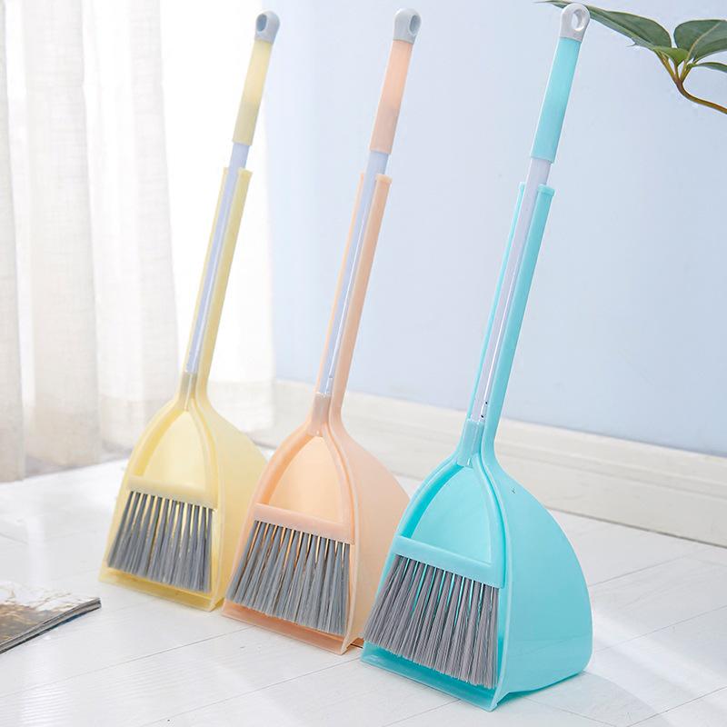 Kworld Jinhuida Children's Soft Bristle Broom and Dustpan Set