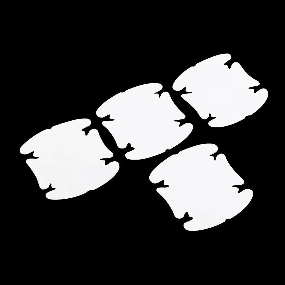 

Car Handle Protective Film 4Pcs Transparent Vinyl Anti Scratch Sticker Auto Door Accessory Set for Vehicle Interior Decoration белый