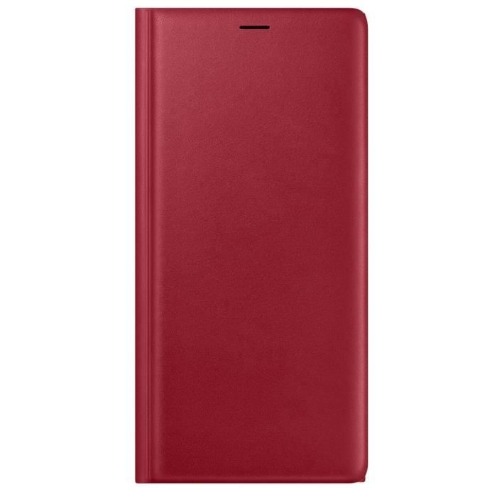 SAMSUNG Flip Wallet cuir Rouge