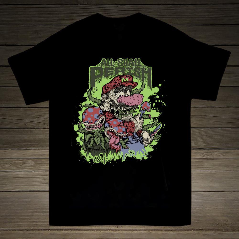 All Shall Perish Band T Shirt  Black Unisex T-Shirt XXL