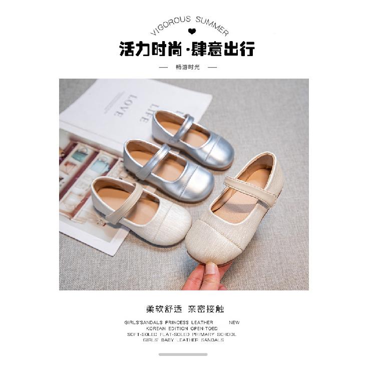 Girls' leather shoes, new spring model, children's shoes with soft soles, princess shoes for girls, trendy and stylish single shoes for spring and