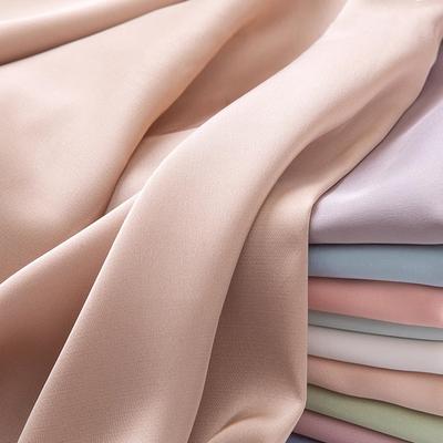 Tela de Chifón Satinado Suave de 0,5 m/1 m/2 m Para Ropa, Faldas, Forros de Camisa, Ropa para el Hogar, Pijamas, Tela para Manualidades DIY TJ22078