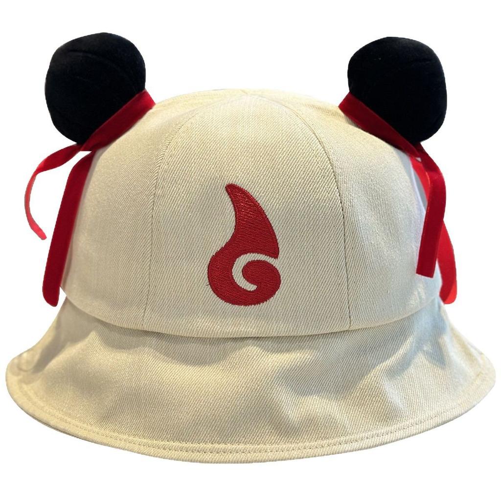 Cartoon Cute Bun Fisherman Hat Men and Women Spring and Summer Versatile Face Showing Small Sun Hat Basin Hat