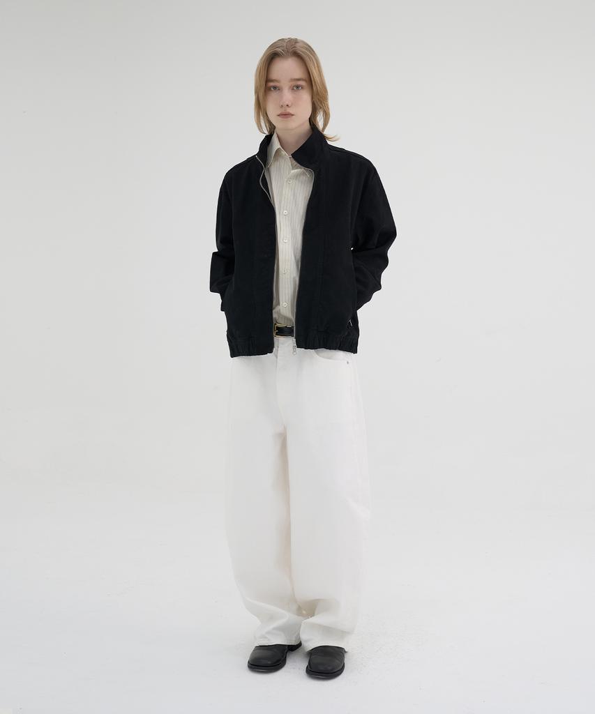 Knouun Stand Collar Jacket (Black)