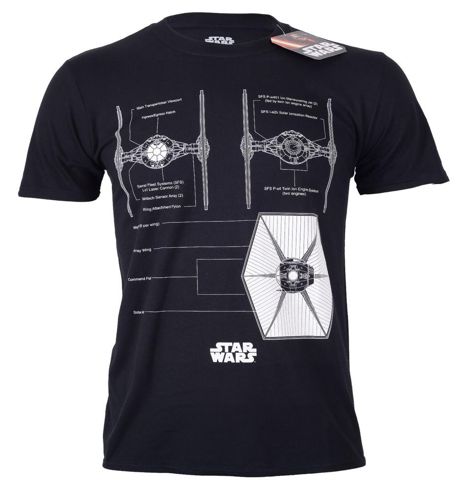 

Star Wars T Shirt Tie Fighter Black New Official 4XL