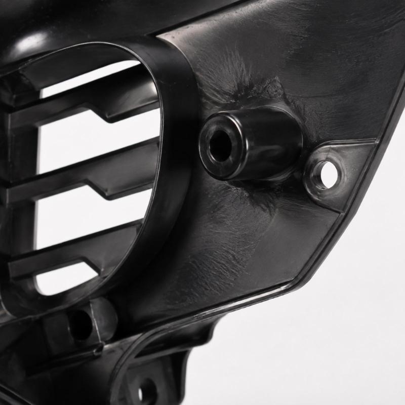 Louvered Motorcycle Side Cover Pair for XADV750 2021-2026, Black ABS Panels with Multiple Visible Attachment Points