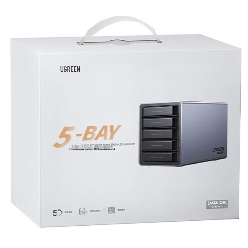 UGREEN CM646 Multi-Bay RAID Enclosure for 2.5/3.5" SATA Drives
