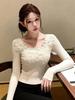 Spring Luxe Korean-Style Floral T-Shirt: Chic, Youthful, and Elegant
