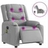 VidaXL Fauteuil de Massage Inclinable Électrique, Chaise de Relaxation avec Dossier et Repose-pied Réglables, Siège de Salon 3206570