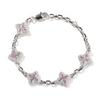 Sparkling Stainless Steel Necklace & Bracelet