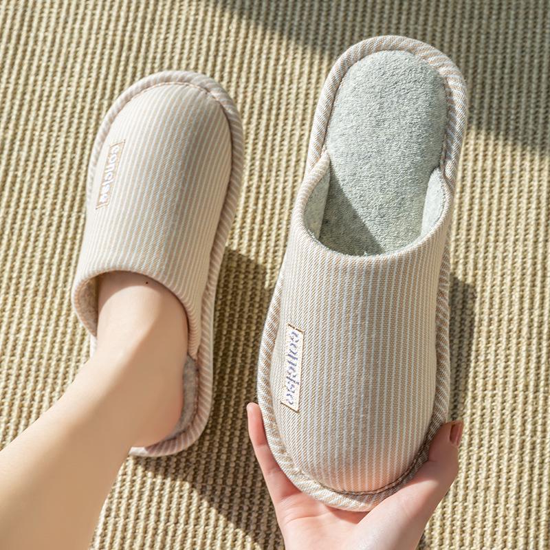 Women's Non-Slip Cotton Linen Slippers for All Seasons