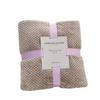 Thick Pure Color Plaid Flannel Blanket - Office Nap & Air Conditioning Use, Coral Fleece