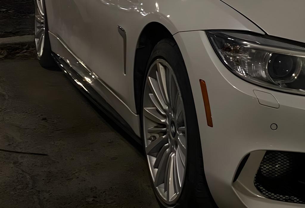 Praguri laterale EuroCap (negru) pentru BMW Seria 4 F-32 2012-2020