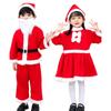 Fleece Children's Christmas Clothes Long Sleeve Kids Cosplay Clothes  Children