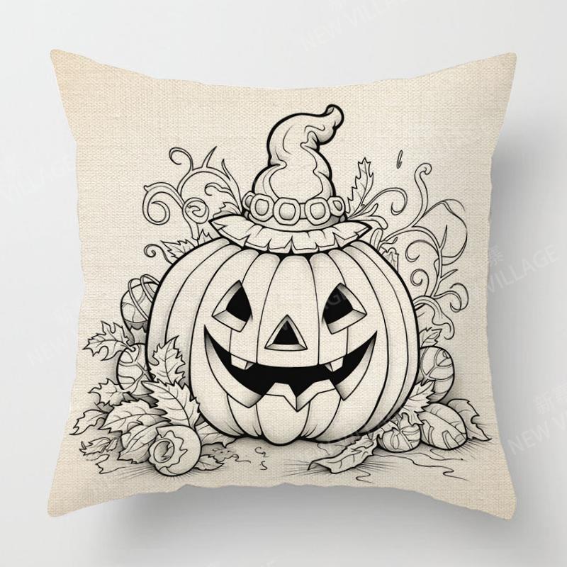 

Decorative Cushion Home Living Room Decor Throw Pillow Cover 40*40 40x40cm 60x60cm 45x45cm 50x50cm pillowcase Halloween Autumn 40x40cm 16x16in
