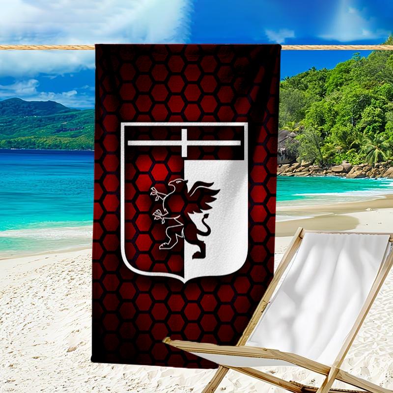 Shield With Griffin Cross Beach Towel - Soft, Absorbent Microfiber, Lightweight, Ideal for The Beach, Parties, Travel, Camping fan gifts