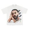 Sommer-Bestseller Basketball-Superstar Curry Gute-Nacht-Muster Baumwoll-T-Shirt, Modische Sportbekleidung für Erwachsene und Kinder