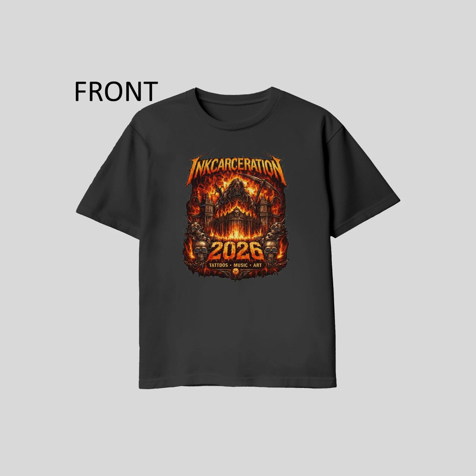 Unisex Adult Casual Music INK Inkcarceration 2026 Concert Music Fes... XXL