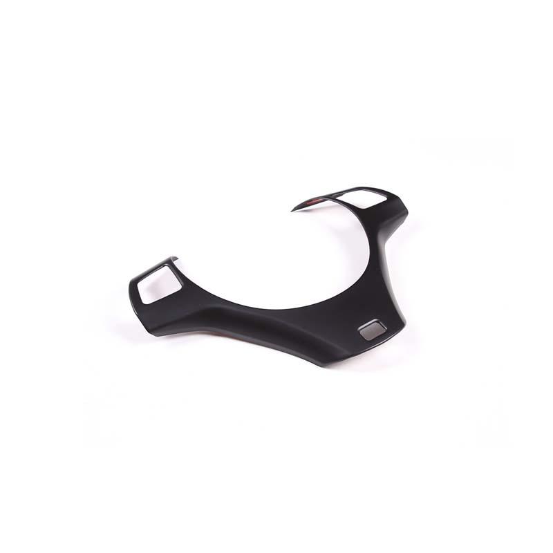 For BMW 3 Series E90 E91 E92 ABS Matt black Car Steering Wheel Button Frame Cover Trims Stickers Auto Accessories