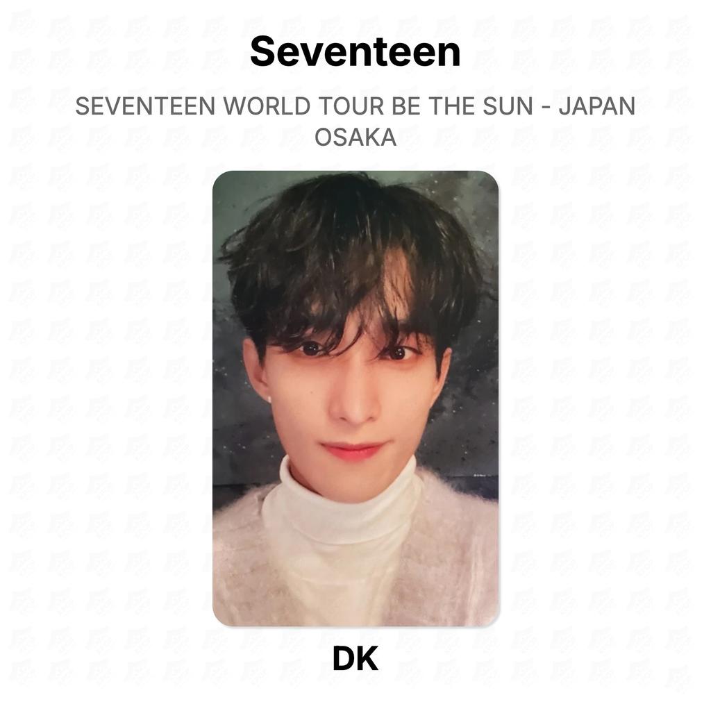 Seventeen WORLD TOUR BE THE SUN - JAPAN OSAKA Official Photocard