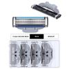 8Pcs/lot 3 Layer Razor Blades For Mache 3 Men Gile Face Shaver Blades Proglide Beard Shaving Blades