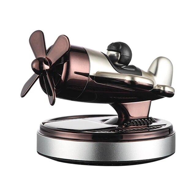 Diffusore per Auto ad Energia Solare in Metallo di Alta Qualità Regalo Profumo per Auto Solare Eliminatore di Odori per Interni Auto e Decorazione Domestica