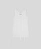 Loutaideu Sheer Layered Dress [White]