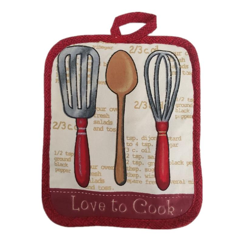 1Pc 17x22cm Rectangle Sewing Cotton Heat Resistant Pot Holder Pads Table Mat Placemat Kitchen Baking Tool